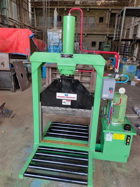 Ton Rubber Bale Cutter Machine Hp In Pune Modern Hydraulics