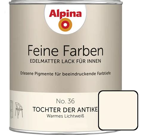 Alpina Feine Farben Lack No 36 Tochter der Antike lichtweiß edelmatt