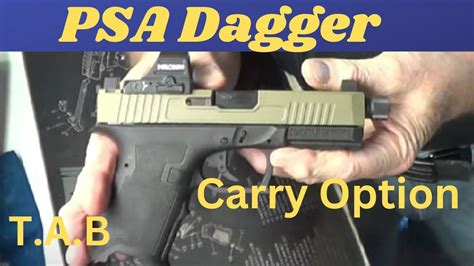 Carry Option Psa Dagger Youtube