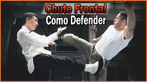 Defesa Pessoal Contra Chute Frontal Do Kung Fu Wing Chun Youtube