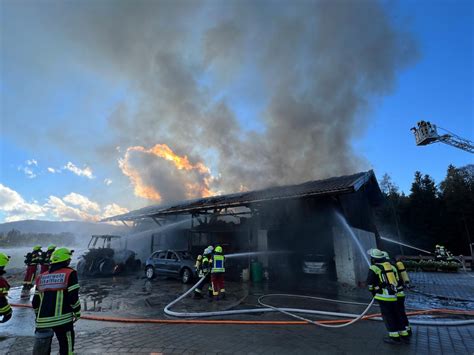 Brand Auf Einem Bauernhof Im Gemeindegebiet Waakirchen