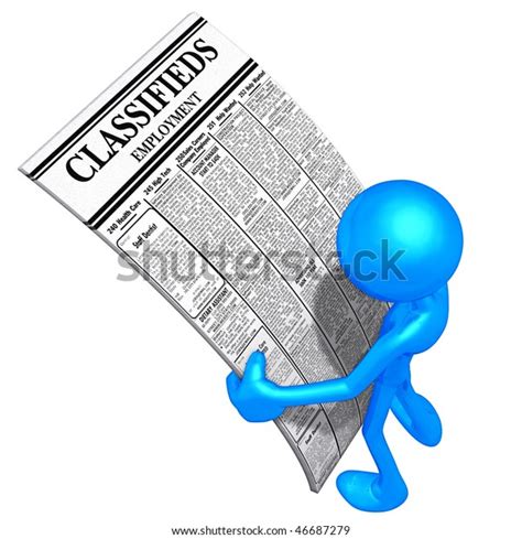 Reading Employment Classifieds Stock Illustration 46687279 Shutterstock