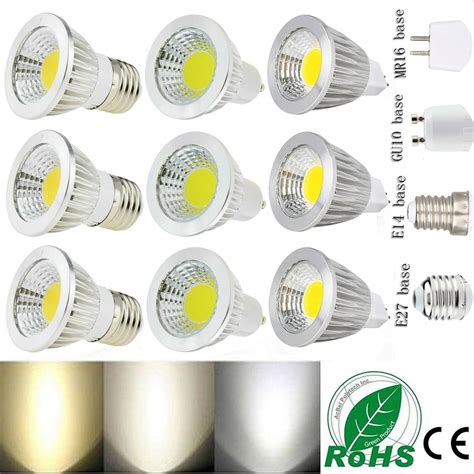 Ranpo 85 265v Ultra Bright Mr16 Gu10 E27 E14 6w 9w 12w Led Cob Spot