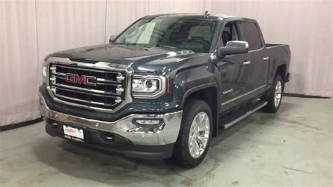 2017 Gmc Sierra 1500 4wd Slt Crew Cab Leather Upholstery Sunroof Z71 Suspension Oshawa On Stock