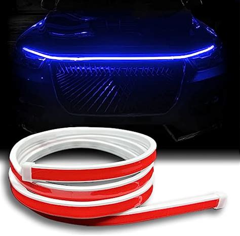 Amazon Silverholder Dynamic Blue Car Hood Light Strip Inches