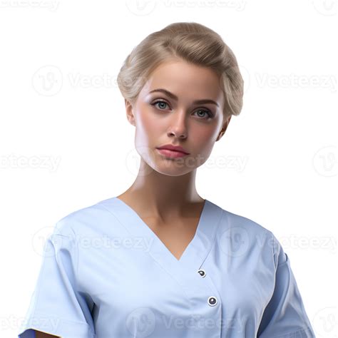 Beautiful Female Nurse Character No Background Ai Generated 29349054 Png