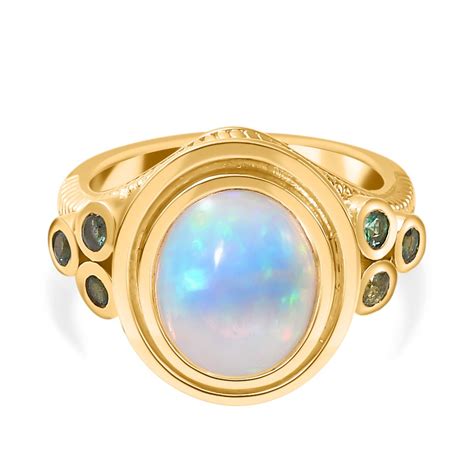 Aa Nat Rlicher Thiopischer Welo Opal Ring Ca Ct Shoplc