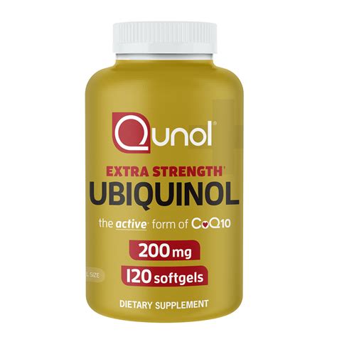 Ubiquinol Coq10 200mg Softgels Powerful Antioxidant For Heart And Vascular