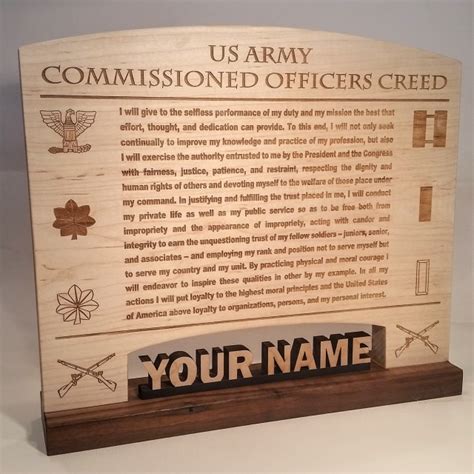 List Of Army Officer Creed References