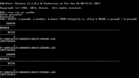 Oracle Redo Log Size Increase In Oracle 12c Techpastecom