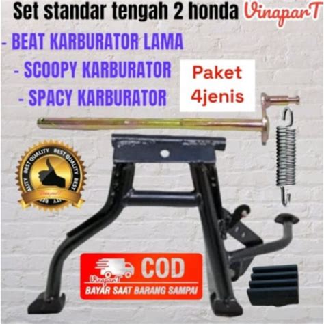 Jual Standar Tengah 2 Beat Karbu Kvy Scoopy Karbu Merk Win Shopee