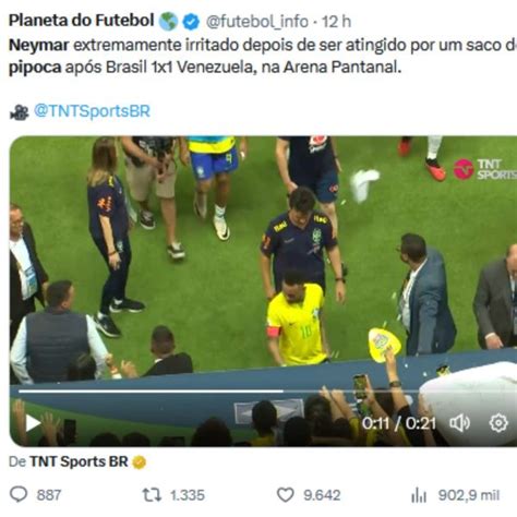 Neymar Atingido Por Pipoca Atirada Por Torcedor E Desabafa Assunto