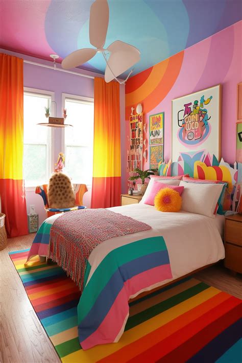 Vibrant Pride Parade Dreams Bedroom In 2023 Bedroom Inspirations