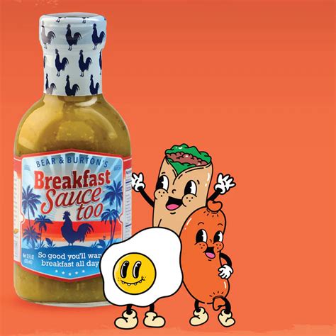 Bear And Burtons W Sauce Breakfast Sauce Too 355ml The Rub Hub