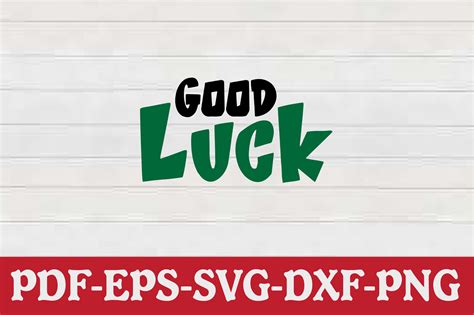 Good Luck Svg Graphic By Creativekhadiza124 · Creative Fabrica