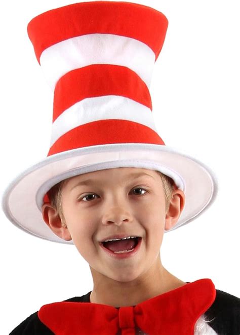 Elope Seuss The Cat In The Hat Plush Costume Red White Hat Atelier