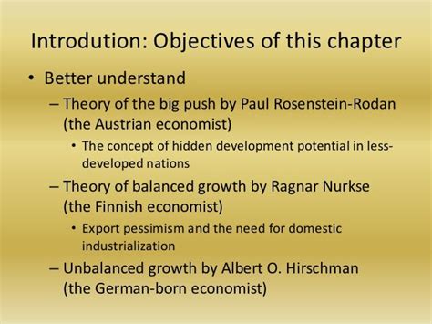 Developmentalist theories of economic development