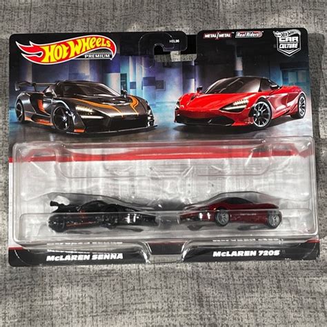 Hot Wheels Premium Twin Pack Mclaren Senna Mclaren 720S Shopee Malaysia