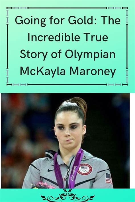 The Cover Of Going For Gold The Incredible True Story Of Olympian Mckayja Marony