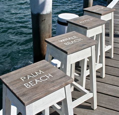 Coastal Kitchen Stool Beach Style Bar Stools And Counter Stools