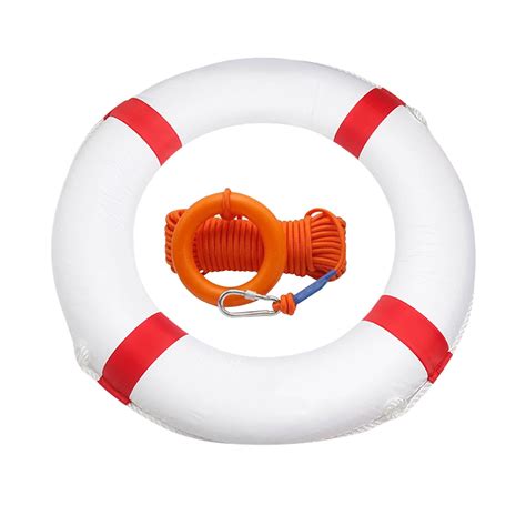 Lifebuoy Set Life Preserver Ring And Water Floating Lifesaving Swim