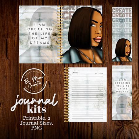 Create Printable Journal Kit Png Bemoore Creative