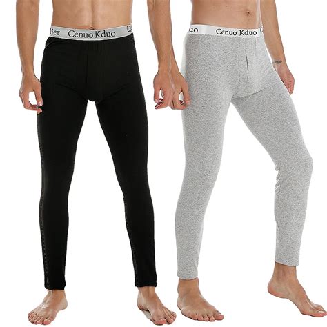 Sous V Tement Thermique Pour Homme Legging Serr Chaud Long John Sous V