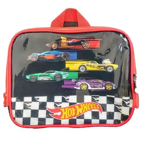 Lancheira Escolar Térmica Hot Wheels Luxcel Masculina Shopee Brasil
