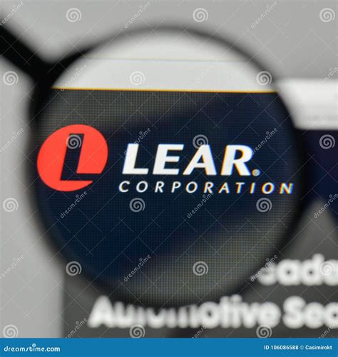 Lear Corporation Logo Editorial Image | CartoonDealer.com #105998128