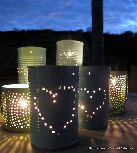 DIY Tin Can Lanterns | Home and Heart DIY