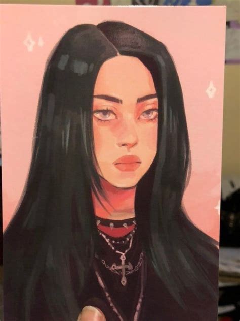 Pin by 𝓝𝓲𝓷𝓪 on Favs Billie eilish Fan art Billie