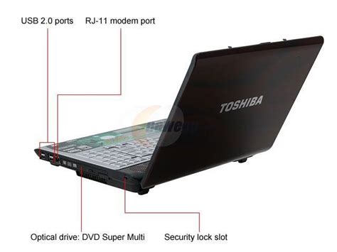 Toshiba Laptop Satellite Intel Core Duo T Gb Memory Gb Hdd