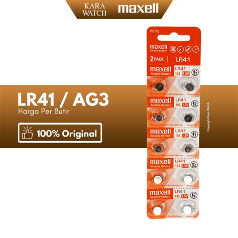 Baterai Maxell Lr Sr Ag Original Termometer Per Butir Kara Watch