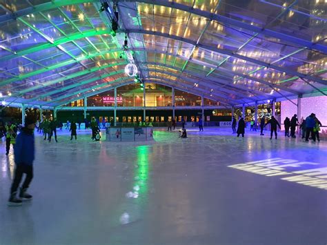 Gliding Around At Canary Wharf Ice Rink Berkeley Square Barbarian