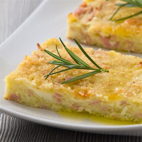 Gateau Di Patate Con Prosciutto Cotto Lenti