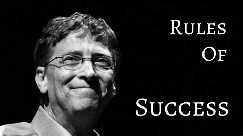 Bill Gates And Rules Of Success Impactful Motivation 2020 Youtube