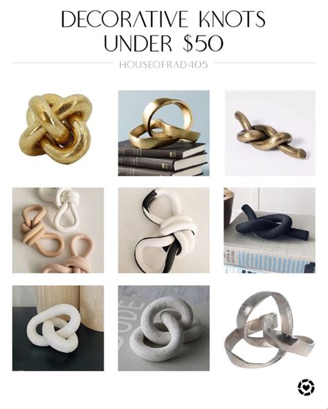 Decorative Knots for Under $50