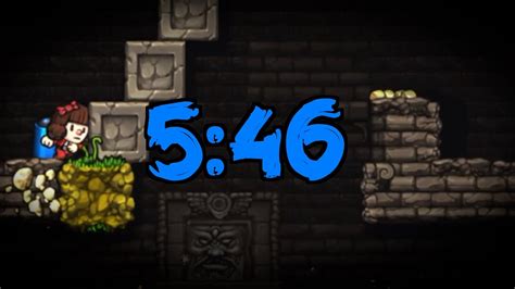 Spelunky No Teleporter Bookskip Hell Speedrun Youtube