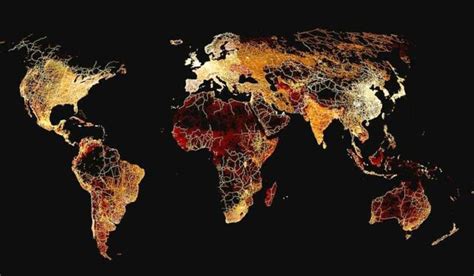 Mapped All Of The Worlds Roads By Continent Wordlesstech