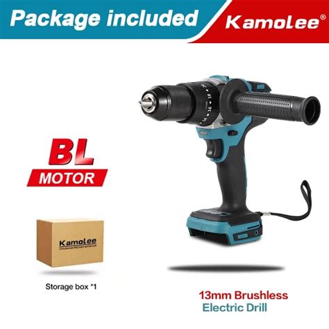 Kamolee Mm Brushless Cordless Impact Drill Electric Screwdriver For