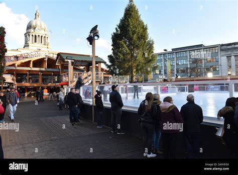 Nottingham Christmas Market. England Stock Photo - Alamy