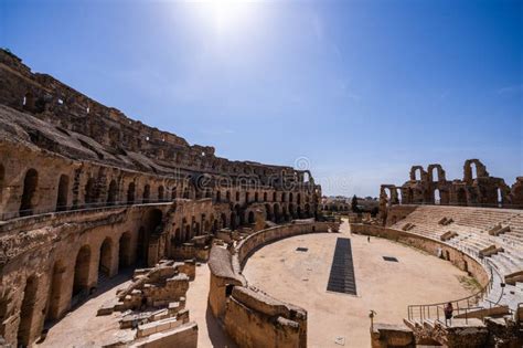 El Jem Coliseum The Largest Roman Amphitheater In Africa Tunisia