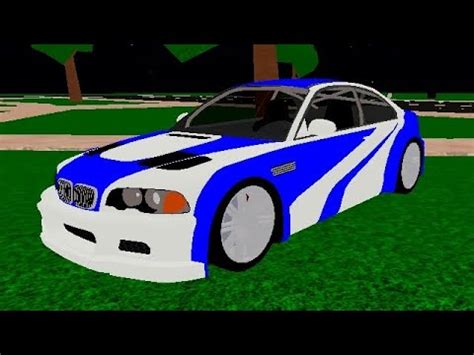 Roblox Car Dealership Tycoon BMW M3 GTR From Need For Speed YouTube