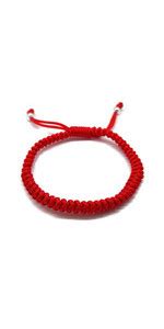 Mystic Jewels By Dalia Bracelet Kabbale Cordon Rouge Unisexe