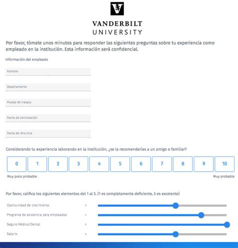 Encuesta de salida Por qué estás dejando tu trabajo