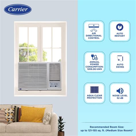 Buy Carrier 18k 1 5 Ton 3 Star Inverter Window Ac Now At Best Price