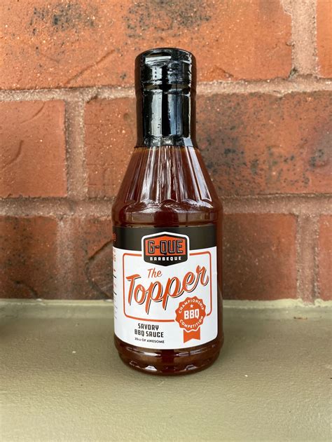 The Topper | Sweet and Savory Barbecue Sauce | GQue BBQ