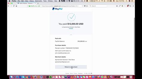 How To Make Payment Using Paypal Sandbox Account Youtube