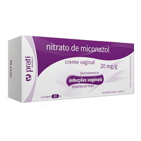 Nitrato De Miconazol Creme Vaginal Mg G Prati Generico Panvel