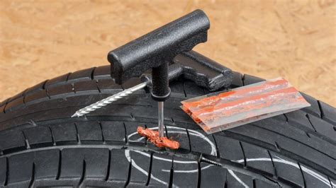 Using A Tire Repair Kit